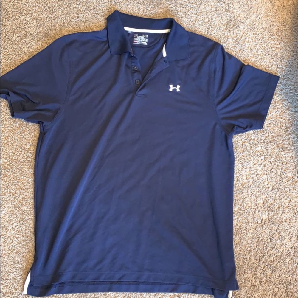 Men’s under armor polo.
